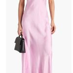 Vince  Crinkled satin maxi dress Lilac Photo 2