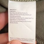 NWT Tiny Anthropologie Malia Linen Embroidered Utility Vest S Green Olive Floral Photo 2