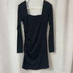 Princess Polly  CAPRANI LONG SLEEVE MINI DRESS BLACK Size 6 Photo 11