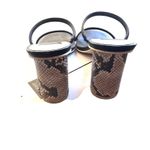 DOLCE VITA Noles Leather Snake Print Heel Black/Brown Sz‎ 8 Black Photo 3