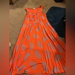 Boden Ella coral paisley jersey dress 12L Pink Size 12 Photo 5