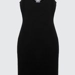 The Sculpting MIDI Dress by SHEER Black Photo 5