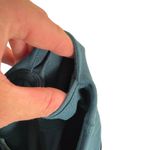 Columbia Teal Blue Cropped Skinny Stretchy Athletic Leggings Pockets Size L Photo 3