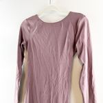 Lululemon Contour Mini Long Sleeve Dress Nulu Antique Bark Purple 6 Photo 9