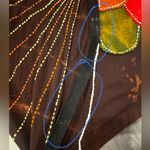 Rising International Artisan Style Brown Embroidered Maxi Dress Size Small Photo 10