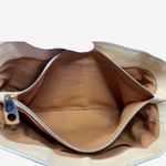 CELINE Céline Vintage Boogie Bag Pale Yellow Pebbled Leather Top Handle Satchel Photo 8