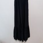 J.Crew  Black Ruffle Beach Dress‎ in Airy Gauze Size Small/Medium Photo 3