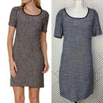 Maison Scotch Rendez Vous Tweed Shift Dress Grey Photo 1