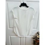 Philosophy Republic Clothing Size XS Ivory Cuffed Short Sleeve Blouse Shirt Photo 2