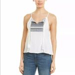 BB Dakota Top Brynlee Embroidered White L Photo 1
