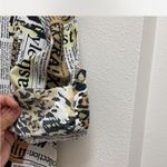 Live 4 Truth  with Newspaper Print Midi Dress. SIZE M Photo 4