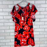 Trina Turk NWT Poppy Print Cold Shoulder Shift Dress Size XS Photo 6