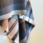 Vince Camuto Tartan Plaid Oversized Fringe Scarf One Sz Knit Preppy Fall Winter Photo 2