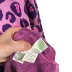 Lilly Pulitzer Don't Be a Cheetah V-Neck Jasmina Sweater Purple Preppy Womens Md Photo 5