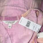 Liverpool NWT  Los Angeles Sleeveless Tiered Maxi Dress in Lavender multistripe Photo 7