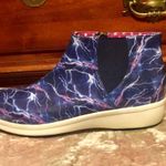 Alegria Climatease Blue Lightning Side Zip Boots  $130 EUC 10.5 Photo 1