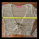 Liz Lange size XL golden brown sweater cardigan Photo 8