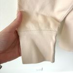 Carhartt Force Ivory Cream Waffle Knit Long Sleeve Tunic Oversized Pullover Photo 3