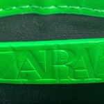 ZARA  Kelly Green Faux Leather Vegan Crossbody Chain Strap Mini Bag Handbag OS Photo 4