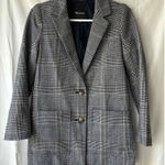 Madewell  Dorset Blazer in Navy Glen Plaid Womens Size XXS Photo 0