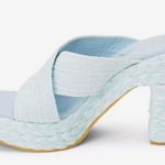 Matisse Footwear Beach By Matisse Caravan Baby Blue Platform Sandals Photo 1