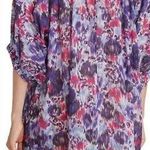 Isabel Marant Etoile Mazea Floral Printed Mini Shirt Dress Blue Women's Size M Size M Photo 1