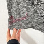 Desigual  Grey Lagenlook Short Sleeve Sweater Womens S Artsy Casual Photo 3