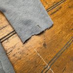 Hollister Gray Full Zip Hoodie Distressed Holes Ripped Sleeve Graphic Logo XL Photo 3