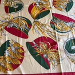 Vintage Hat Printed Scarf Italy Silk Betmar Classy Feathers Retro Gatsby Red Photo 5