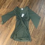 MISA Los Angeles Green Draped Dress MISA teget formal spring party cocktail revolve boho NWT Photo 1