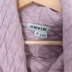 Orvis  Pink Quilted Pullover Sweater Sweatshirt Comfy Casual Small Cowl Neck Photo 1