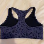 Nike Blue Patterned Sports Bra Photo 1