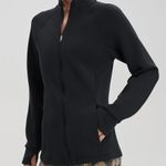 Varley  Hayden Zip-Through Sweat in Black Photo 0