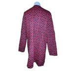 Andrea Jovine Vintage  Womens Geometric Open‎ Front Cardigan Sweater Red Size XL Photo 1