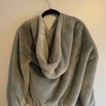 Coffee Shop Gray Fluff Jacket Photo 1