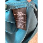 A Byer Teal Lace Cold Shoulder Dress High Neck Flowy Chiffon Elegant Chic Easter Green Size M Photo 5