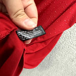 Fashion Bug Vintage Y2K  Top Women 1X Red Sleeveless Cowl Neck Studded Fairy Boho Photo 6