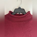 Free People NWT  Red Wine Torres Turtleneck Sweater Size Large Photo 6