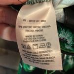 Anthropologie  Elevenses Navy & Kelly Green Floral Wide Leg Pants Photo 9