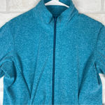 Duluth Trading Women's Small Fleece Jacket Sweatshirt Full Zip Aqua Blue Photo 3