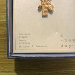 A New Day  NWT 14K Gold Dipped Charm Initial "E" Pendant Necklace Photo 1
