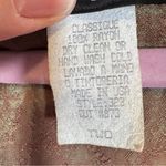 Vintage Classique Brown Animal Print Maxi Dress Womens M Long Sleeve Rayon Boho Size M Photo 7