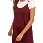 Hollister  nwt womens medium red satin mini slip dress Photo 1