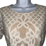 Tobi Gorgeous White Lace W/Ivory Lining Outfit 2-Piece Skirt & Top EUC Size M/L Photo 2