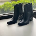 Soda Black Western Chunky Heel Ankle Bootie  Photo 2