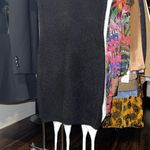 Alexander Wang Black Alpaca Rope-Detail Fuzzy Short Sleeve Mini Sweater Dress Photo 4