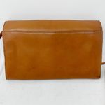 Hobo International Tan Leather Crossbody Purse Double Flap Photo 9