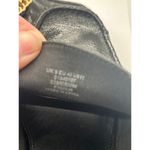 ASOS Black and Gold Heeled Mules Size 9 Classic Loafer Closed Toe Preppy Photo 9