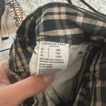 American Eagle  Women's Plaid Stretch Chino Pants Black Size 2 Photo 6