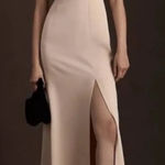 BHLDN Anthropologie  Women’s Piper Maxi Dress in Champagne Cream Off White Sz 14 Photo 0